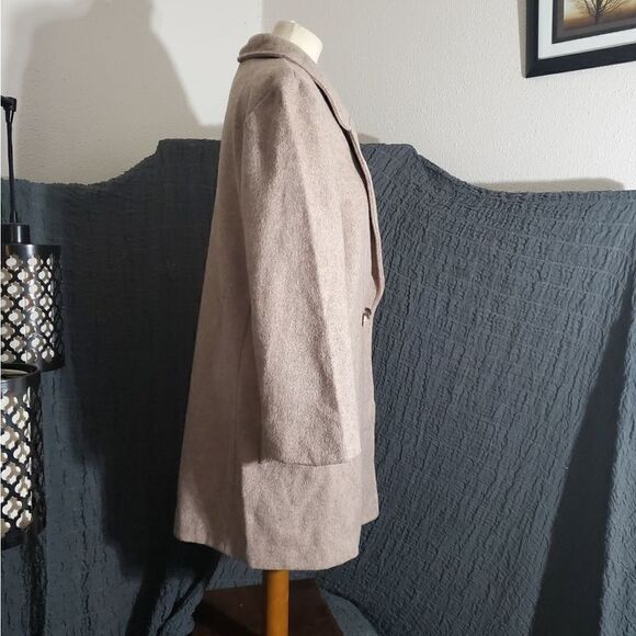 100% Wool Coat Blush Winter Coat M/L - Picture 2 of 12
